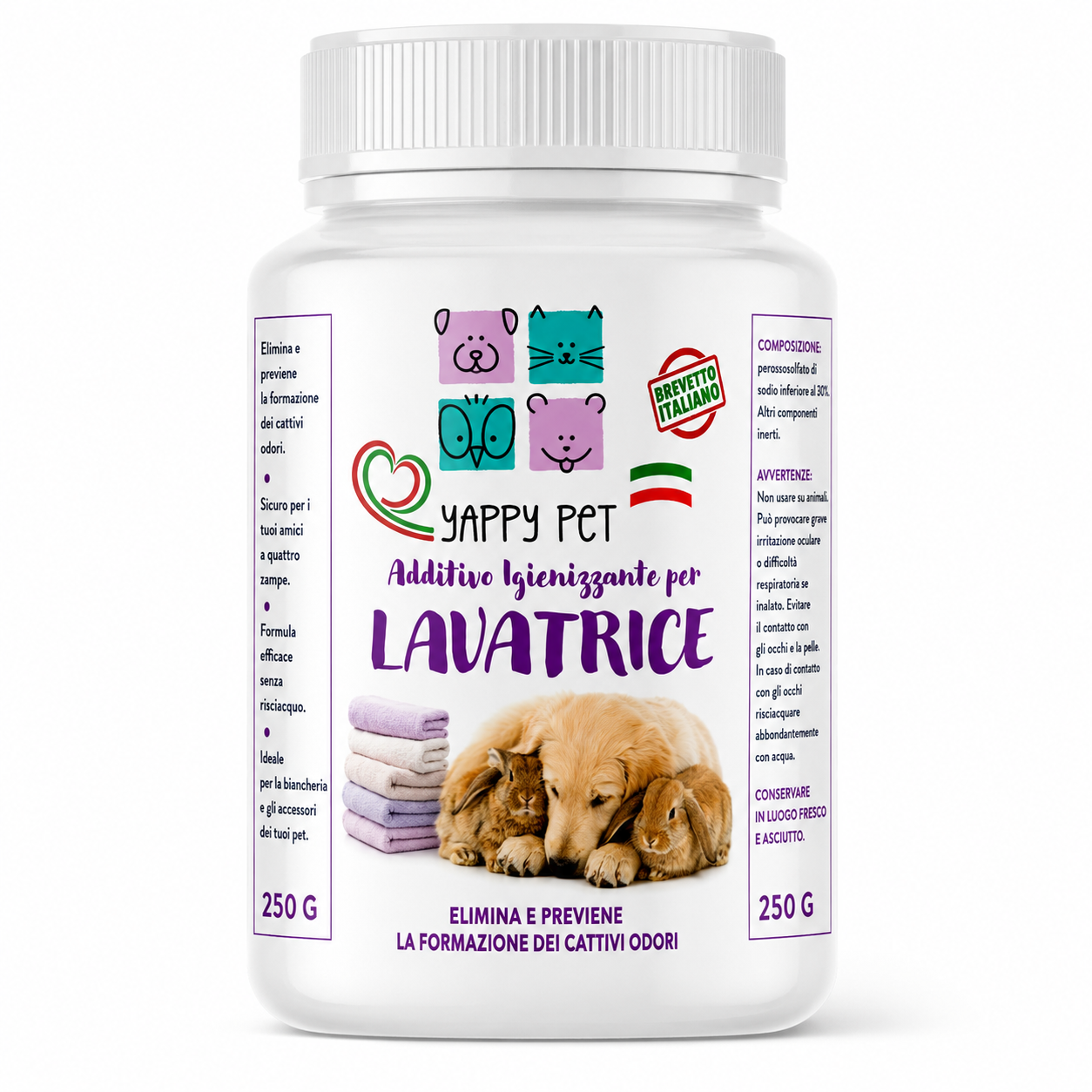 Yappy Pet Lavatrice da 50x5 gr